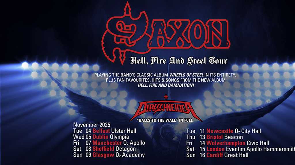 Saxon - Saxon – Hell, Fire And Steel Tour