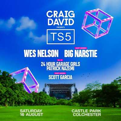 Colchester Summer Series - Craig David TS5 - £20 tickets