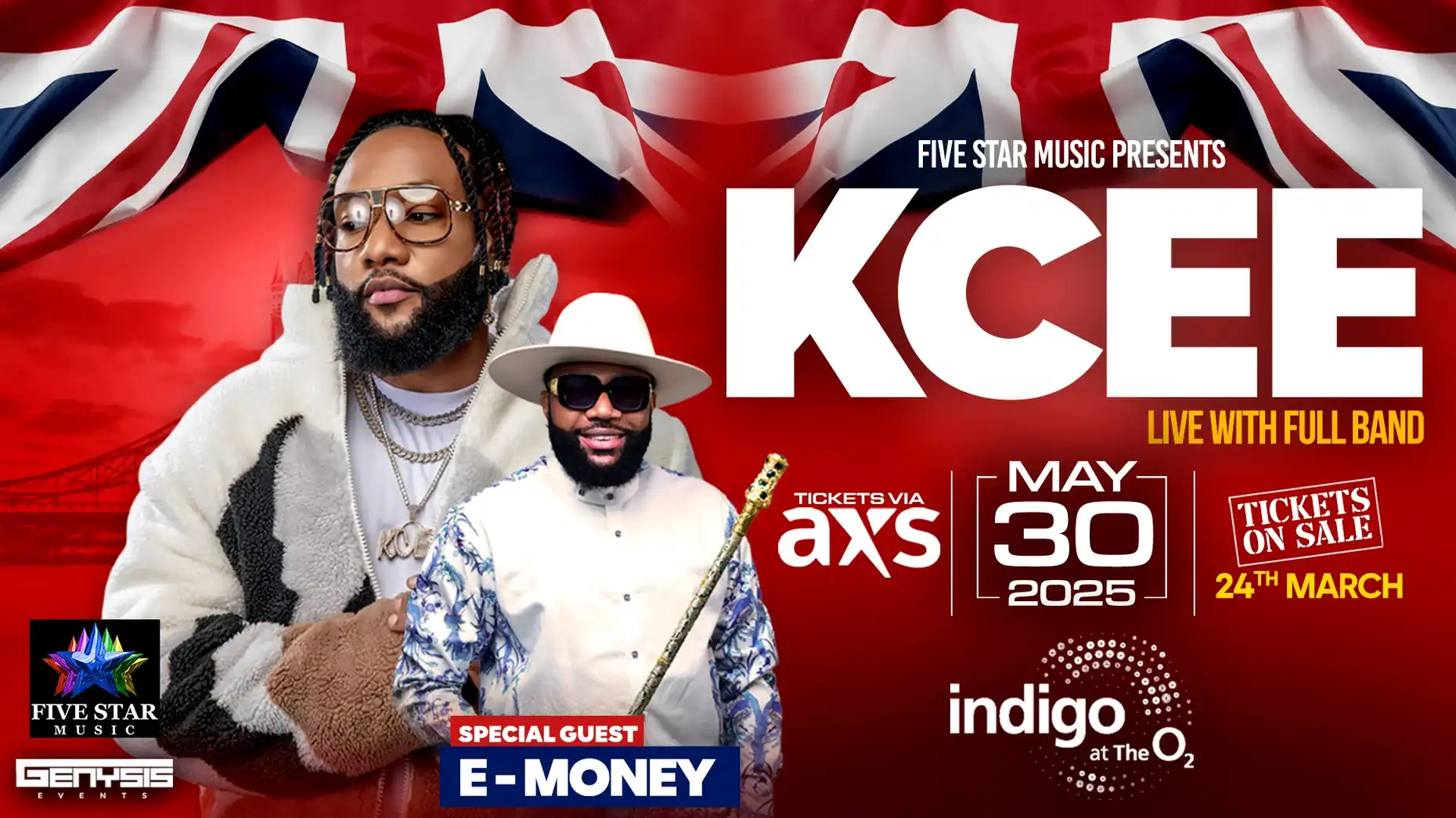 KCEE - KCEE with Full Live Band Special guest: E-Money