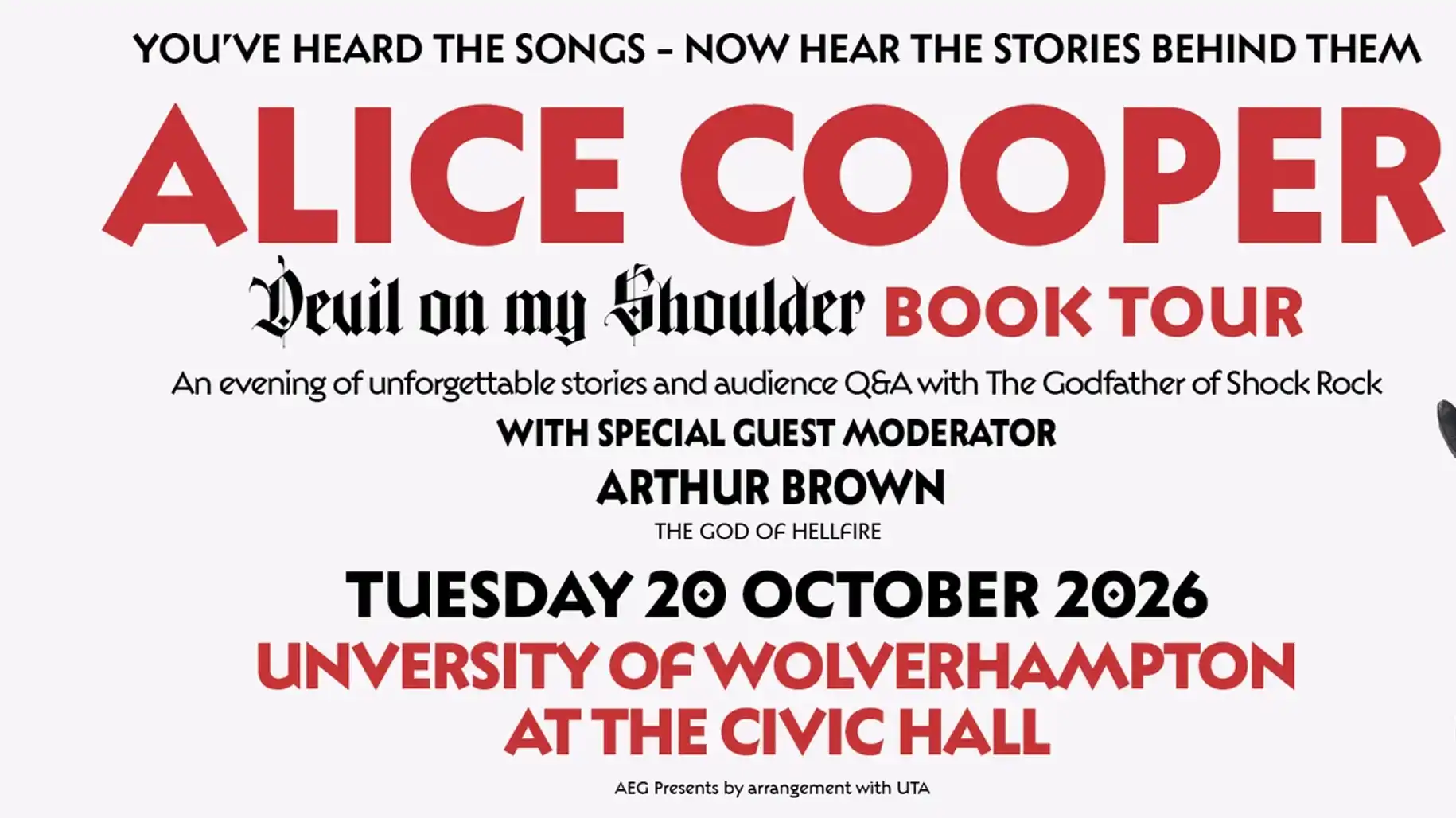 Alice Cooper - Alice Cooper Book Tour