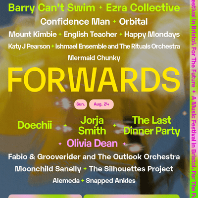 Various Artists - FORWARDS Festival DISCOUNTED Saturday Ticket - FINAL RELEASE!