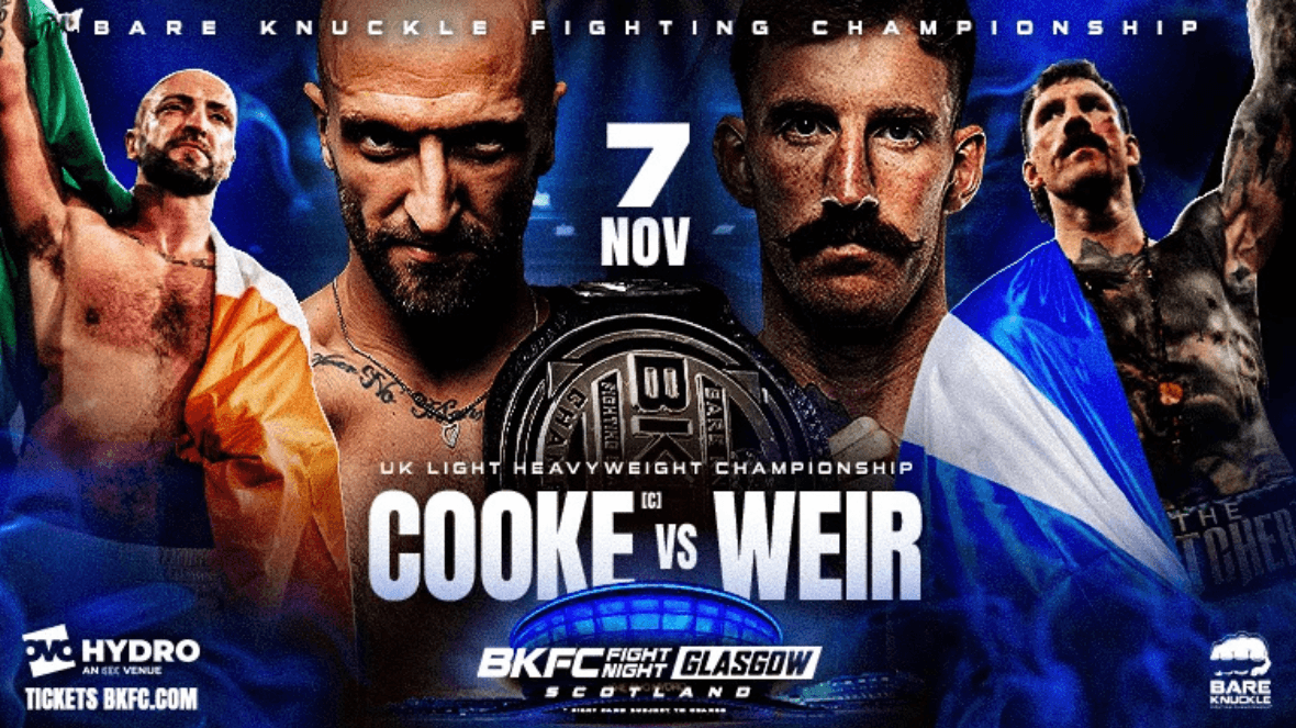 Cooke Vs Weir - Bare Knuckle Fight Club
