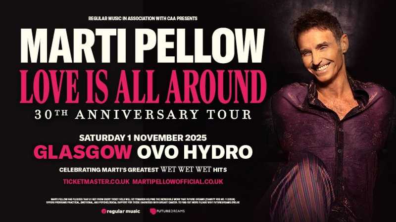 Marti Pellow - Marti Pellow ‘Love Is All Around – 30th Anniversary Tour’