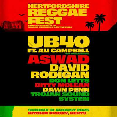 Hitchin Priory Summer Sessions - UB40 ft Ali Campbell - £20 Tickets