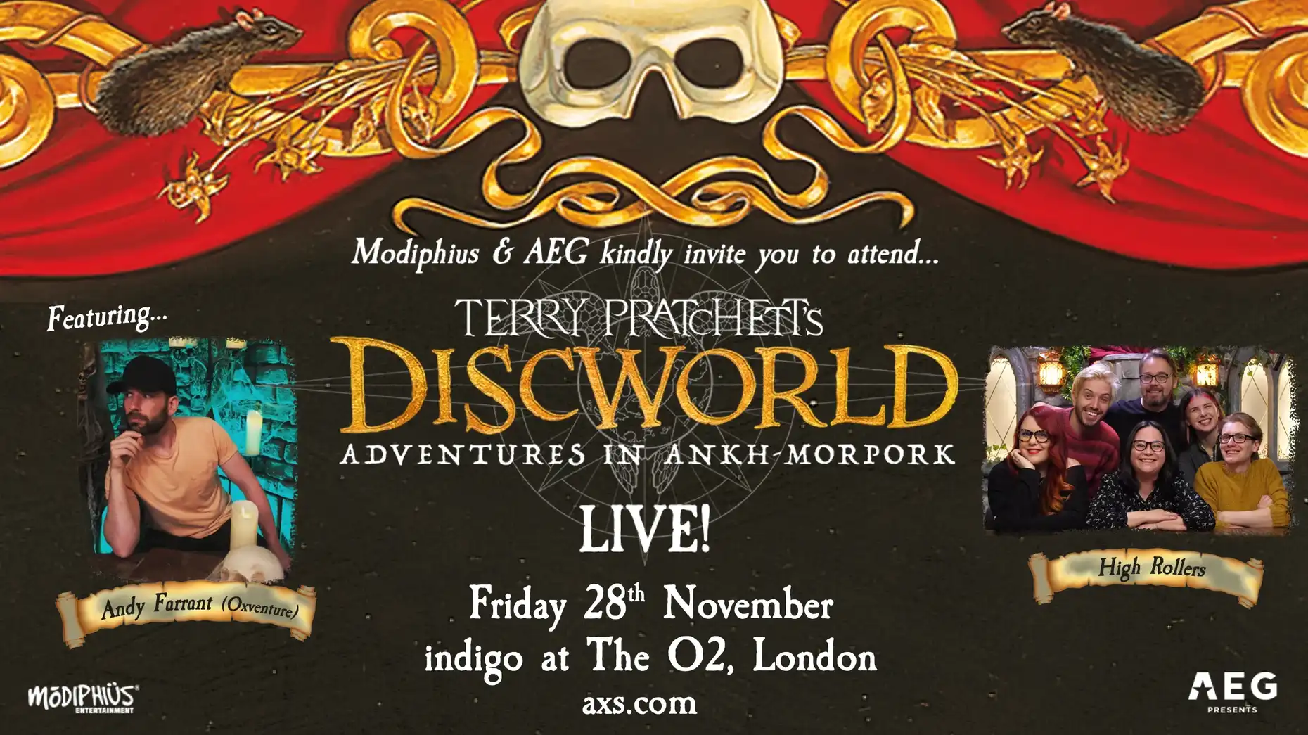Terry Pratchett's Discworld Live - Discworld Live: Featuring High Rollers with Andy Farrant