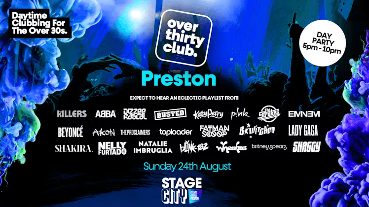 Over 30 Club - OVER 30's CLUB - Daytime Clubbing - Preston