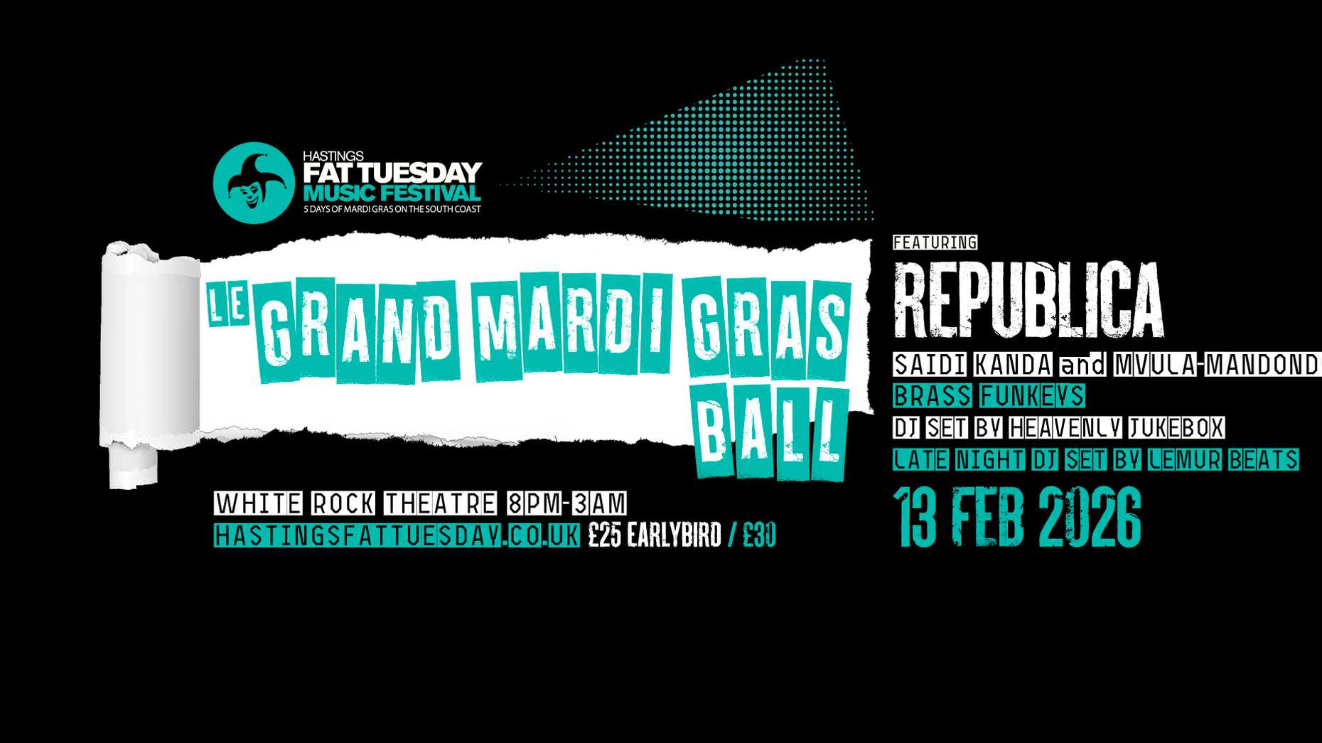 Le Grand Mardi Ball - Le Grand Mardi Ball - £10 Tickets