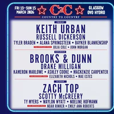 Country to Country - Country to Country 2026 - Saturday