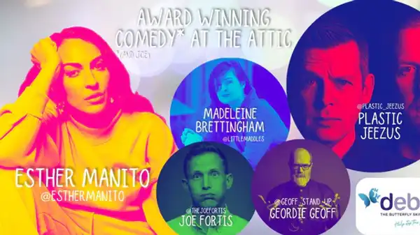 Esther Manito - Debra Charity Comedy Fundraiser with Esther Manito