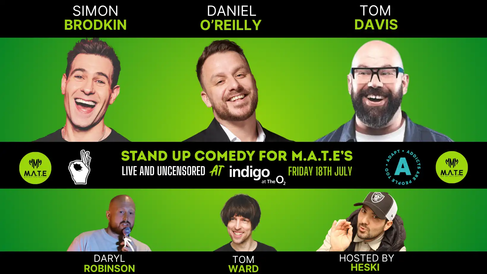 Various Artists - Stand Up Comedy for M.A.T.E'S + Men's Mental Health